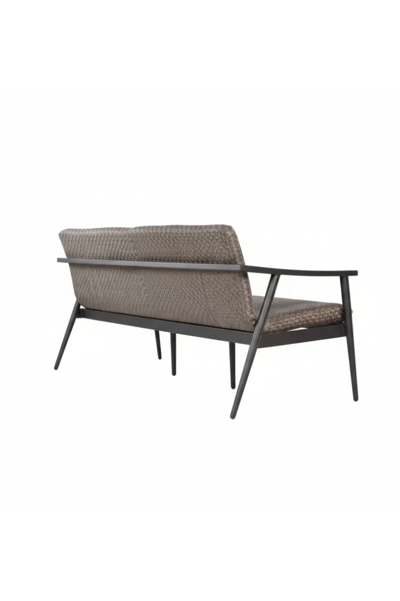 Alfresco Newport Deep Seating Sofa with Cushion 77"x30" Java Sabbie - Image 2