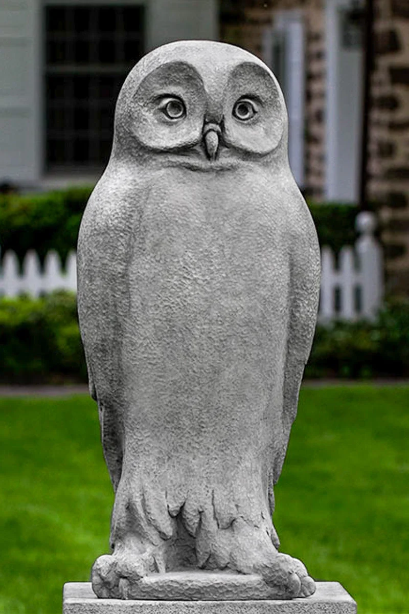 Campania Dr. Hoo Owl Statue 27" AS - Image 2
