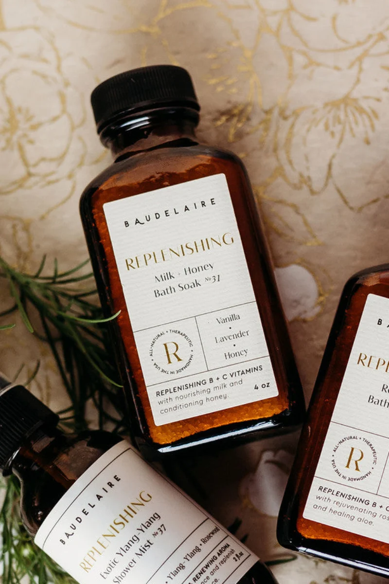 Baudelaire Bath Soak Milk & Honey 4 oz