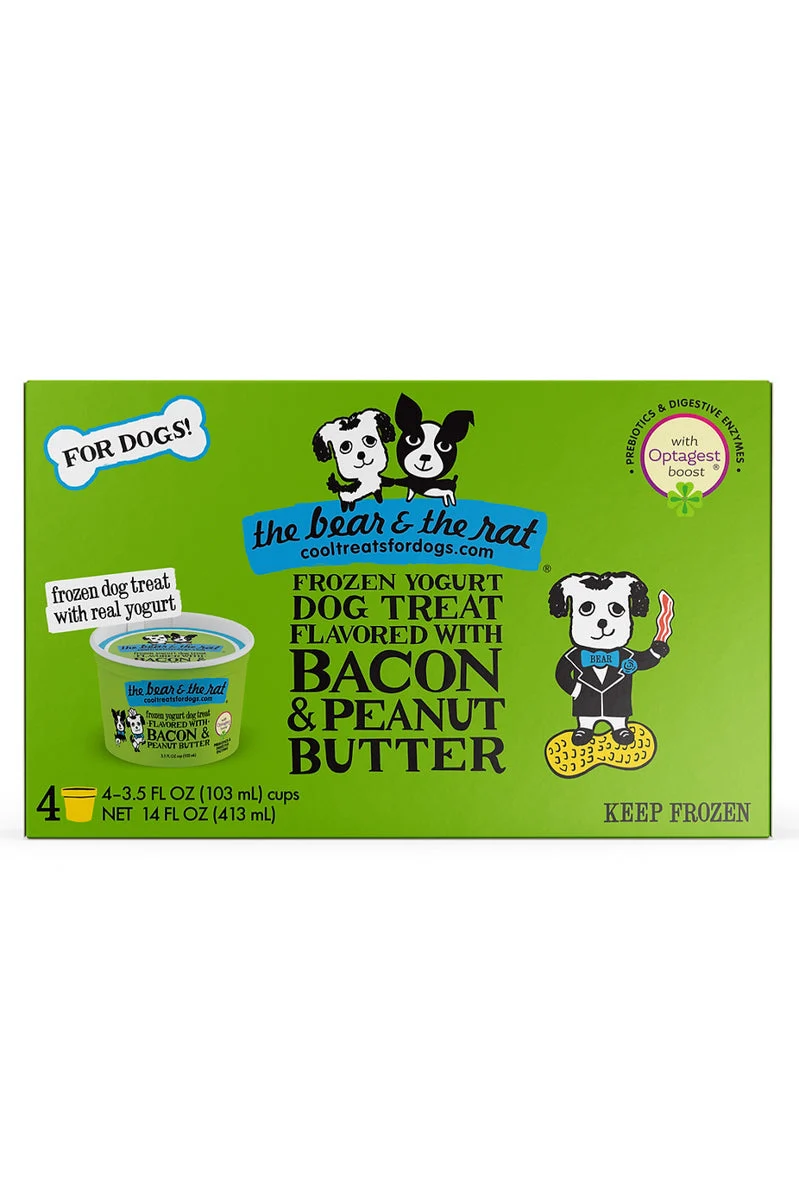 The Bear and The Rat Frozen Yogurt 4 Pack Bacon & Peanut Butter - Image 2