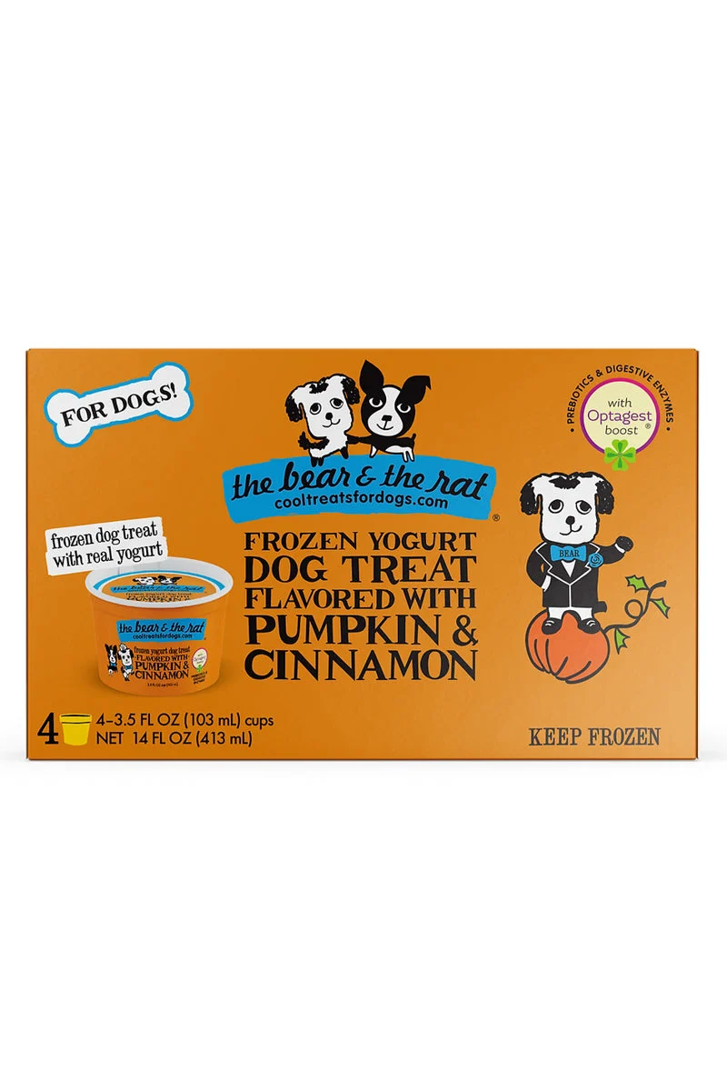 The Bear and The Rat Pumpin & Cinnamon Frozen Yogurt 4 Pack - Image 2