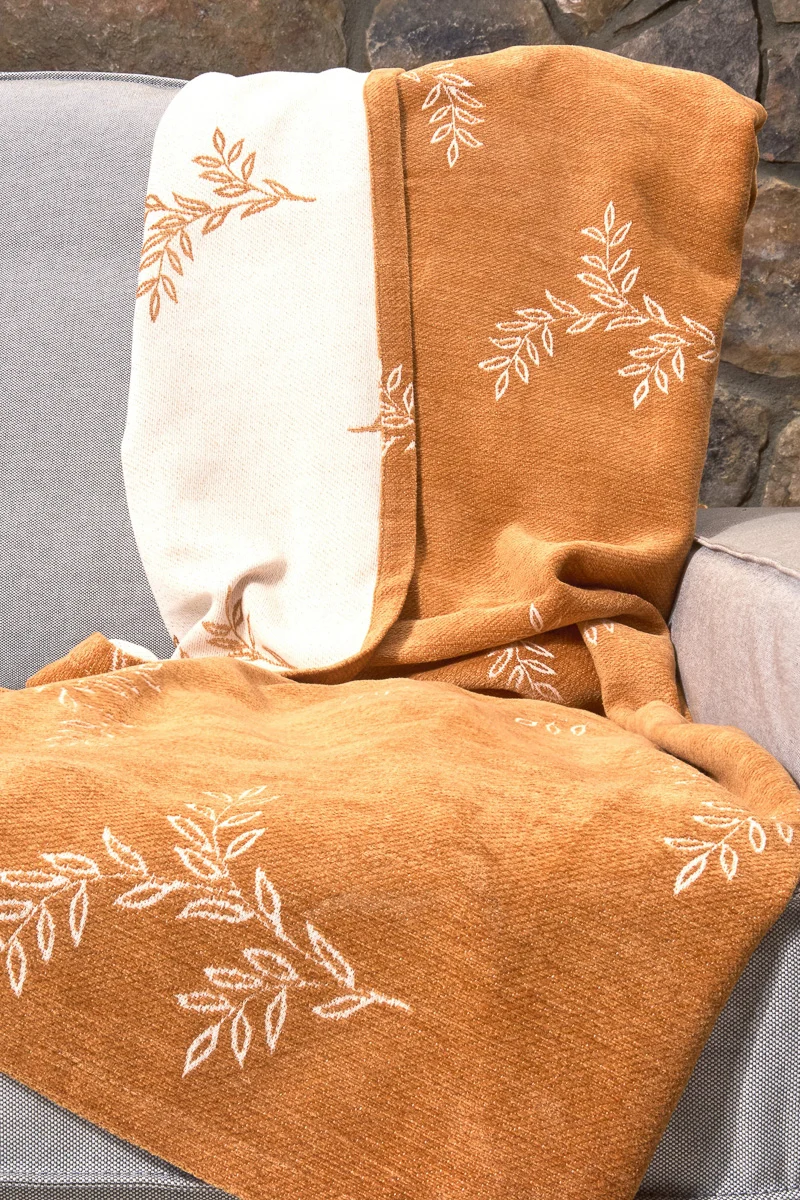 Bedford Cottage Riviera Throw 50"x70" Amber