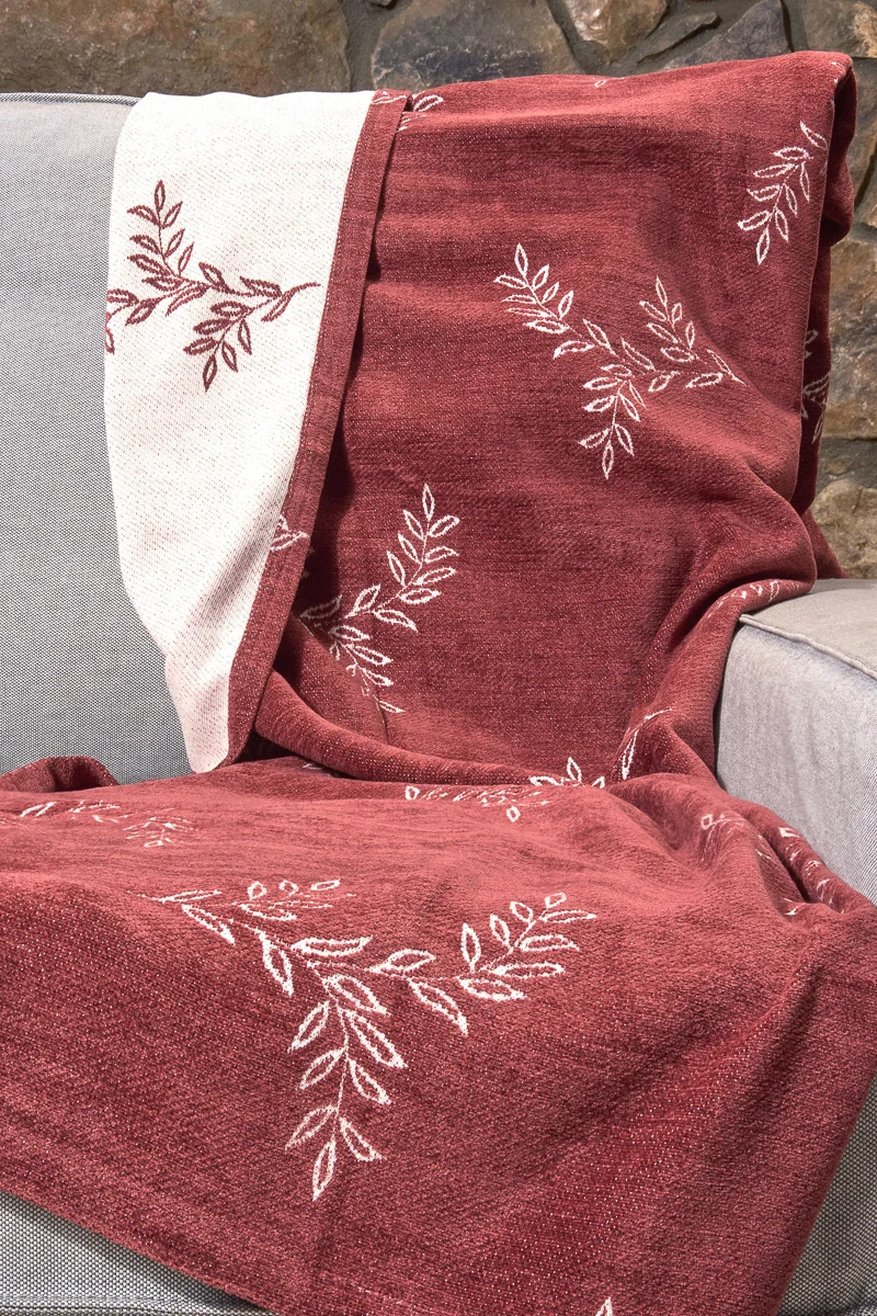 Bedford Cottage Riviera Throw 50"x70" Marsala