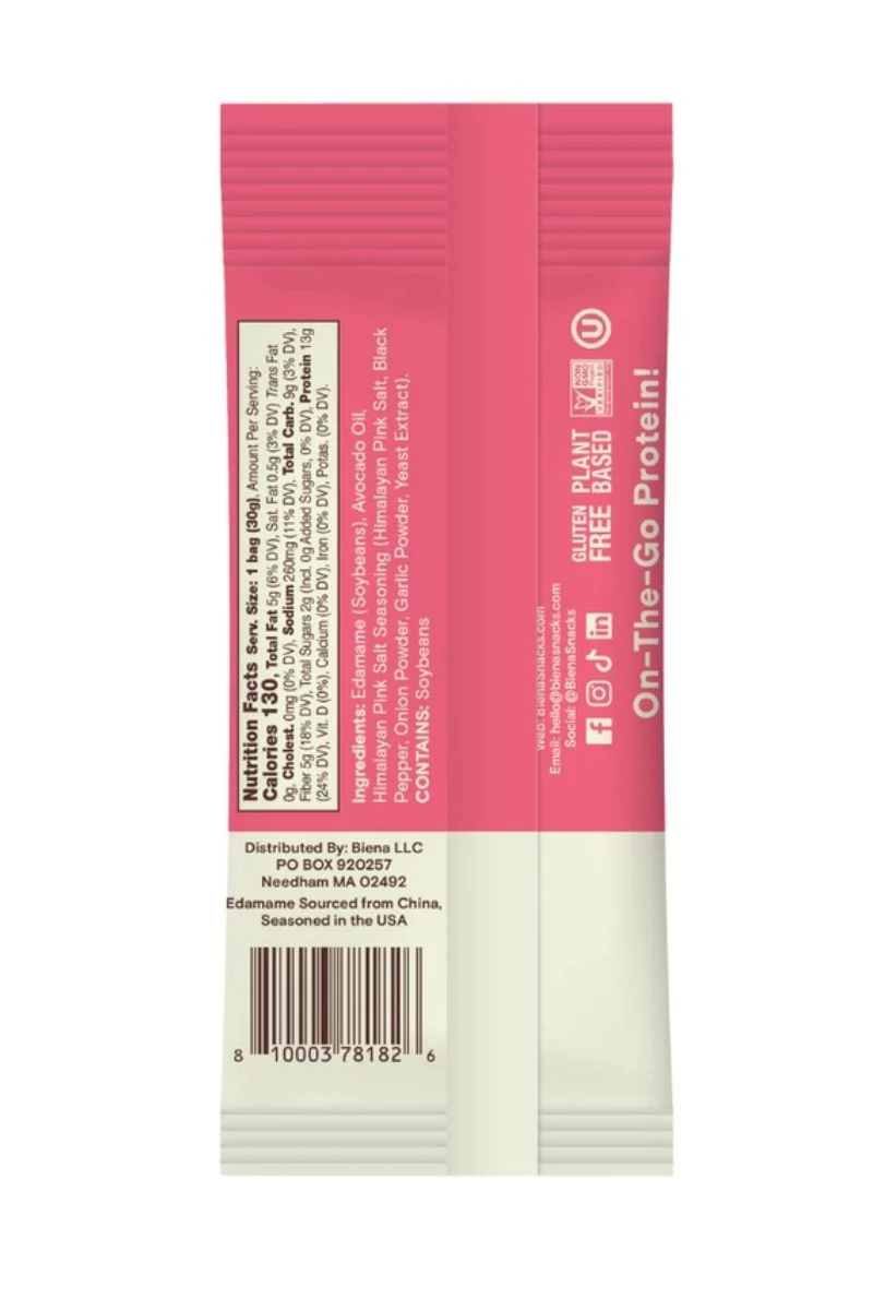 Biena Himalayan Pink Salt Edamame - Image 2