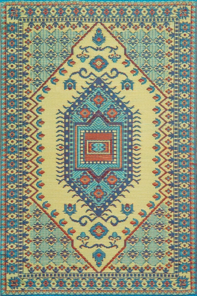 Border Concepts Turkish Outdoor Mat 4'x6' Plum - Image 2