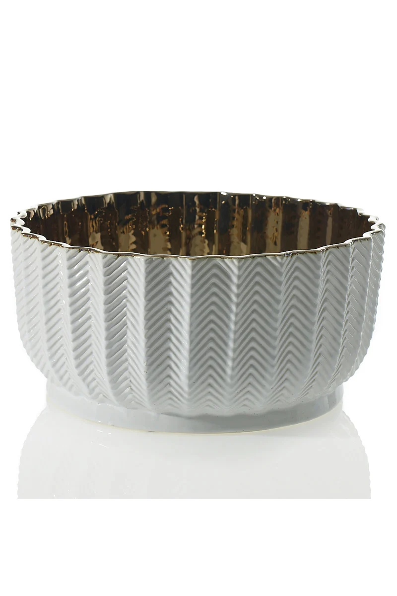 Melrose Bowl 11.75"x 5.5" White