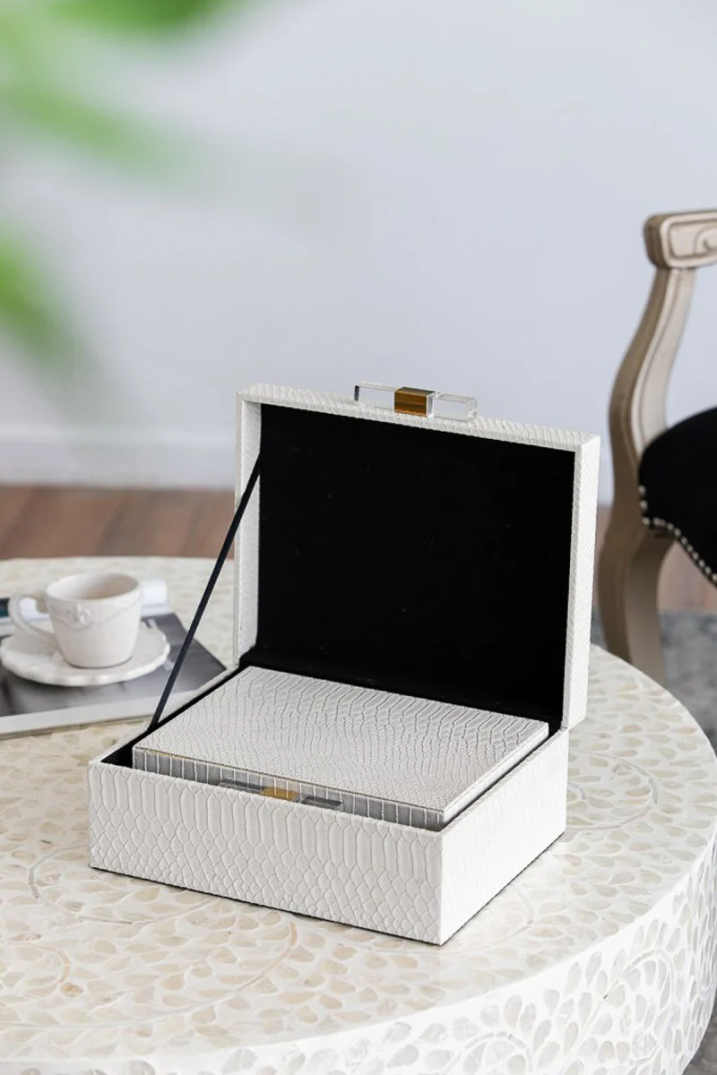 Snakeskin Box Large White - Image 2