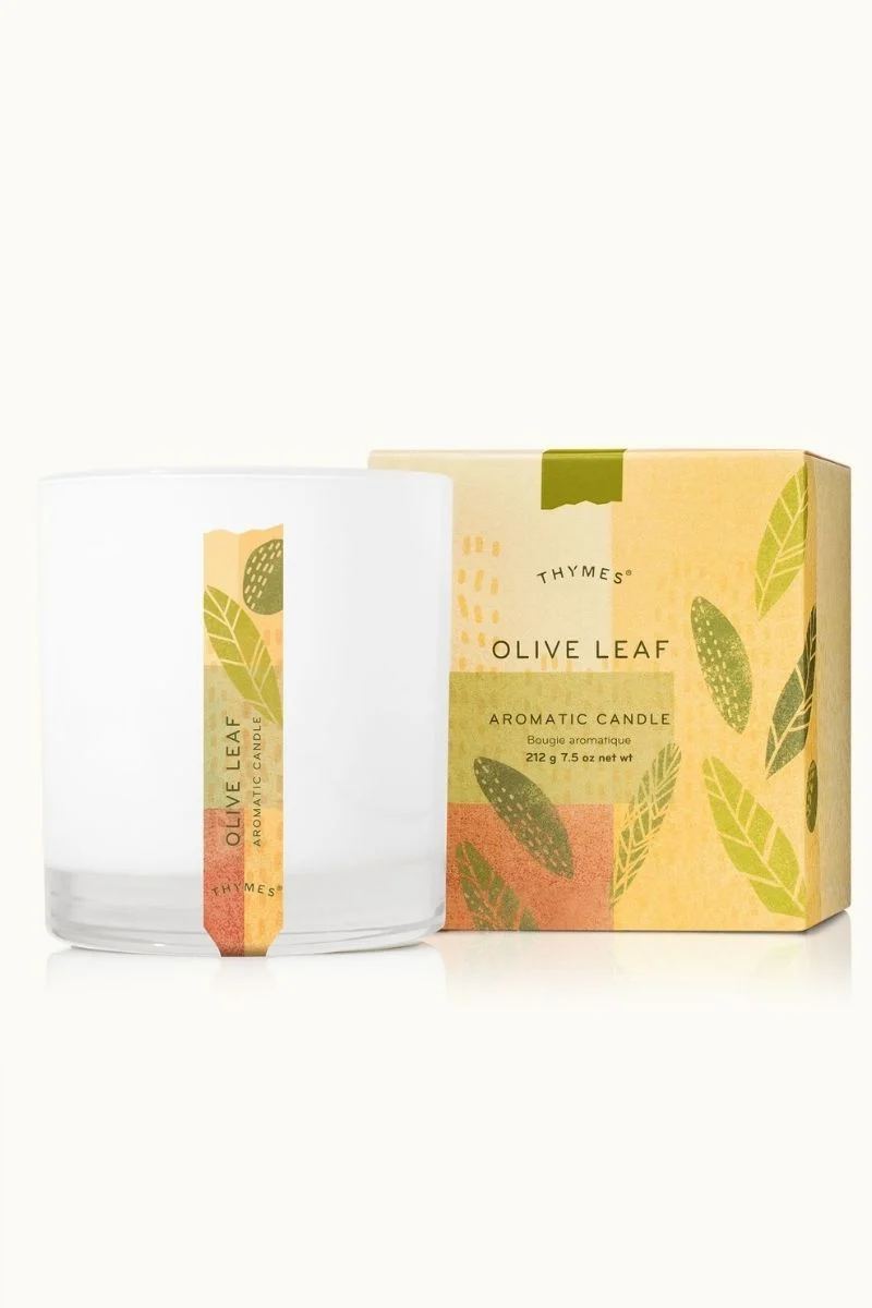 Thymes Olive Leaf Candle - Image 2
