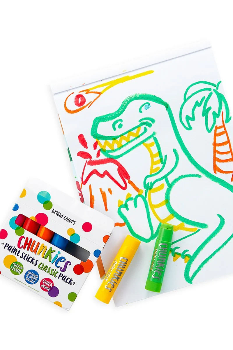 OOLY Chunkies Paint Sticks Classic Set of 6 - Image 3