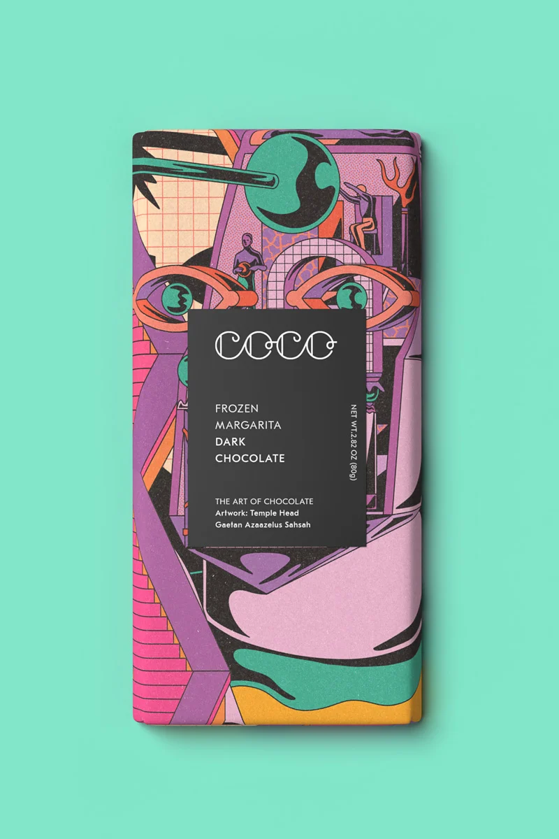 COCO Chocolatier Frozen Margarita Chocolate Bar - Image 2