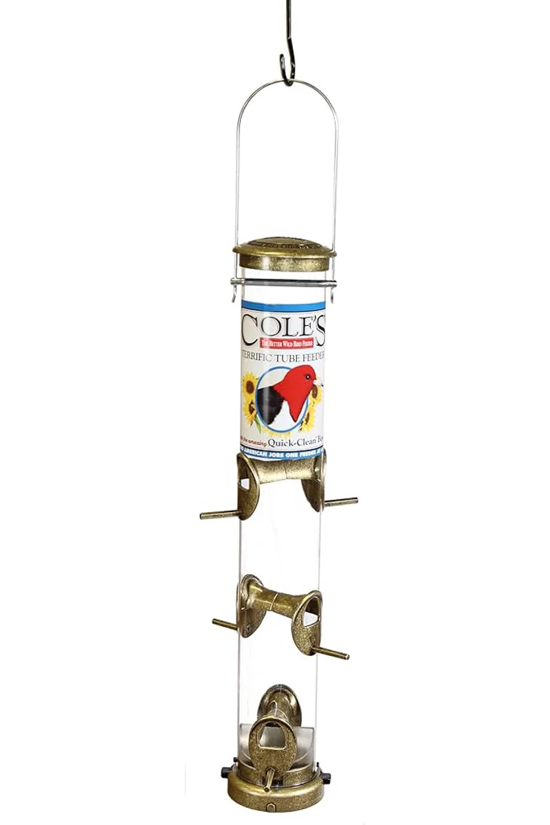 Cole's Terrific Tube 6 Port Bird Feeder 23"