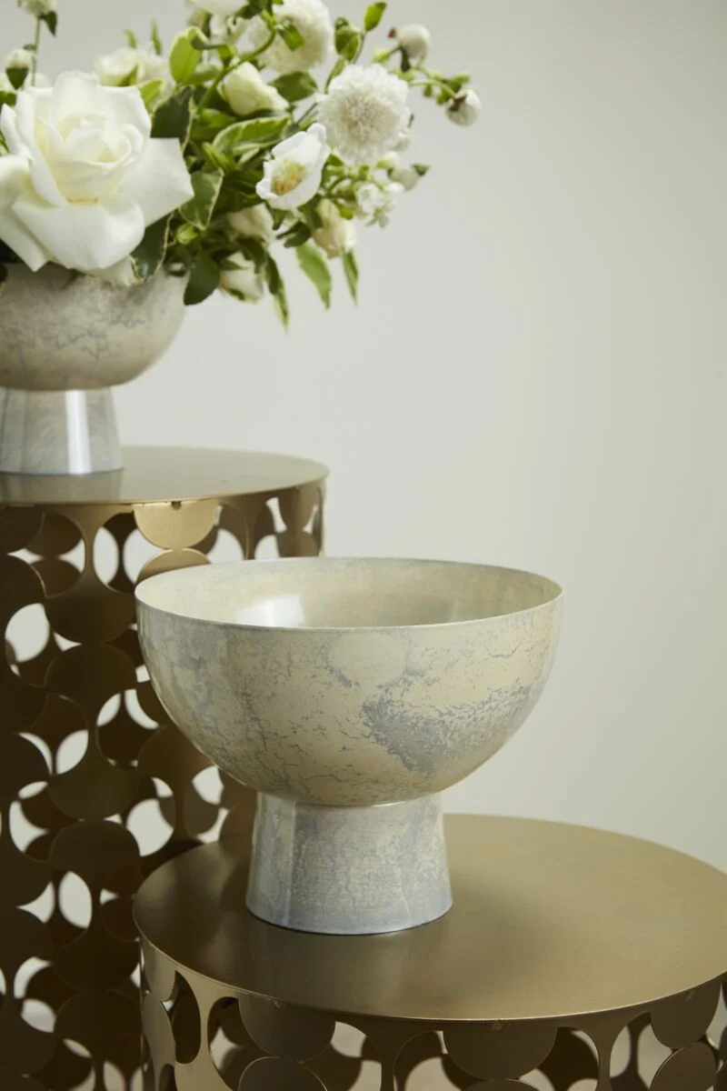 Isabella Compote 8.5"x 6.5" Off White