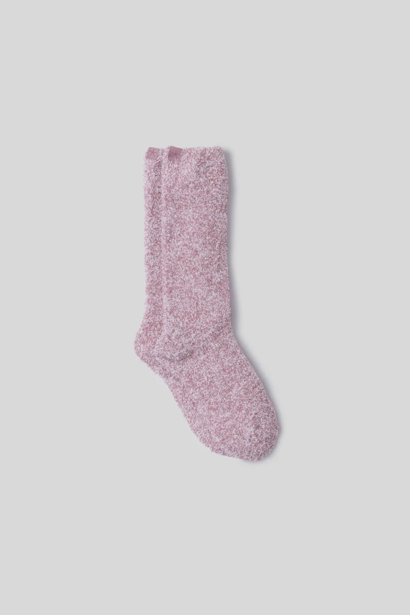 CozyChic Heathered Socks S/M Teaberry - Image 2