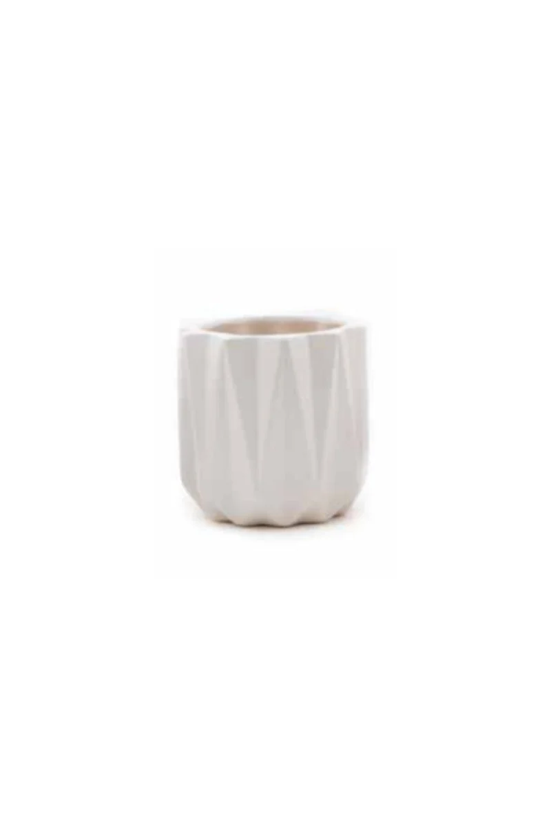 Dimensional Planter Matte White 5.5"
