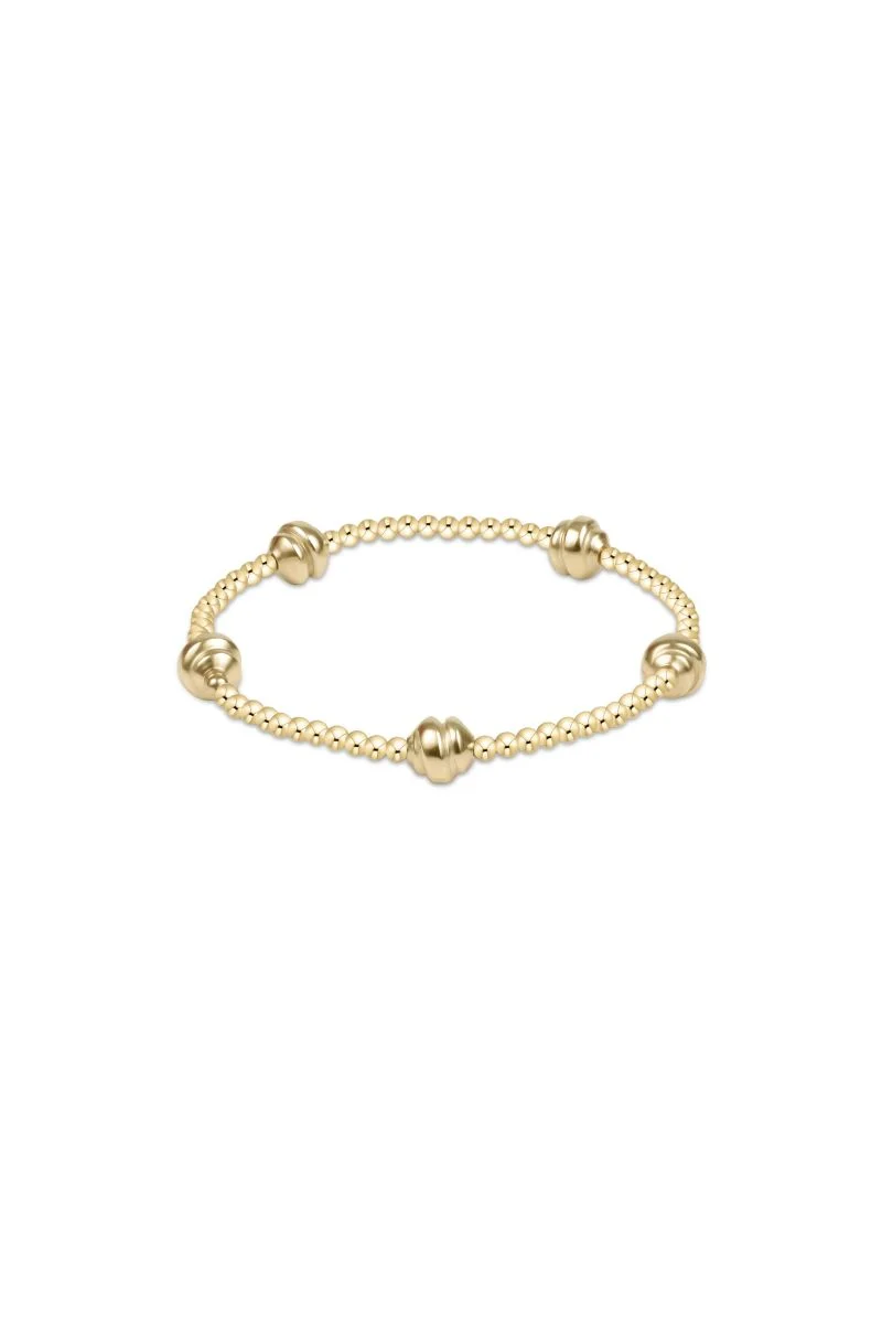 enewton Admire Small Gold 2.5mm Bead Bracelet Gold