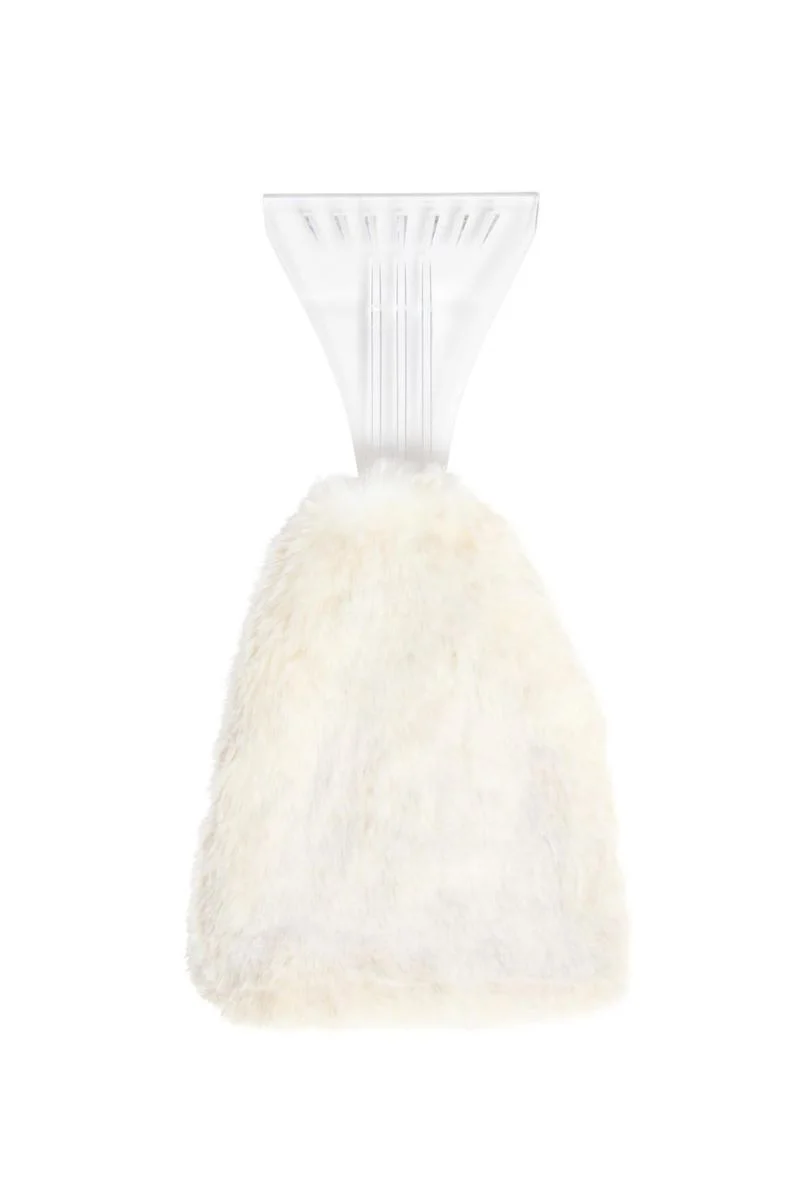 Fabulous Furs Mink Faux Fur Ice Scraper Pearl