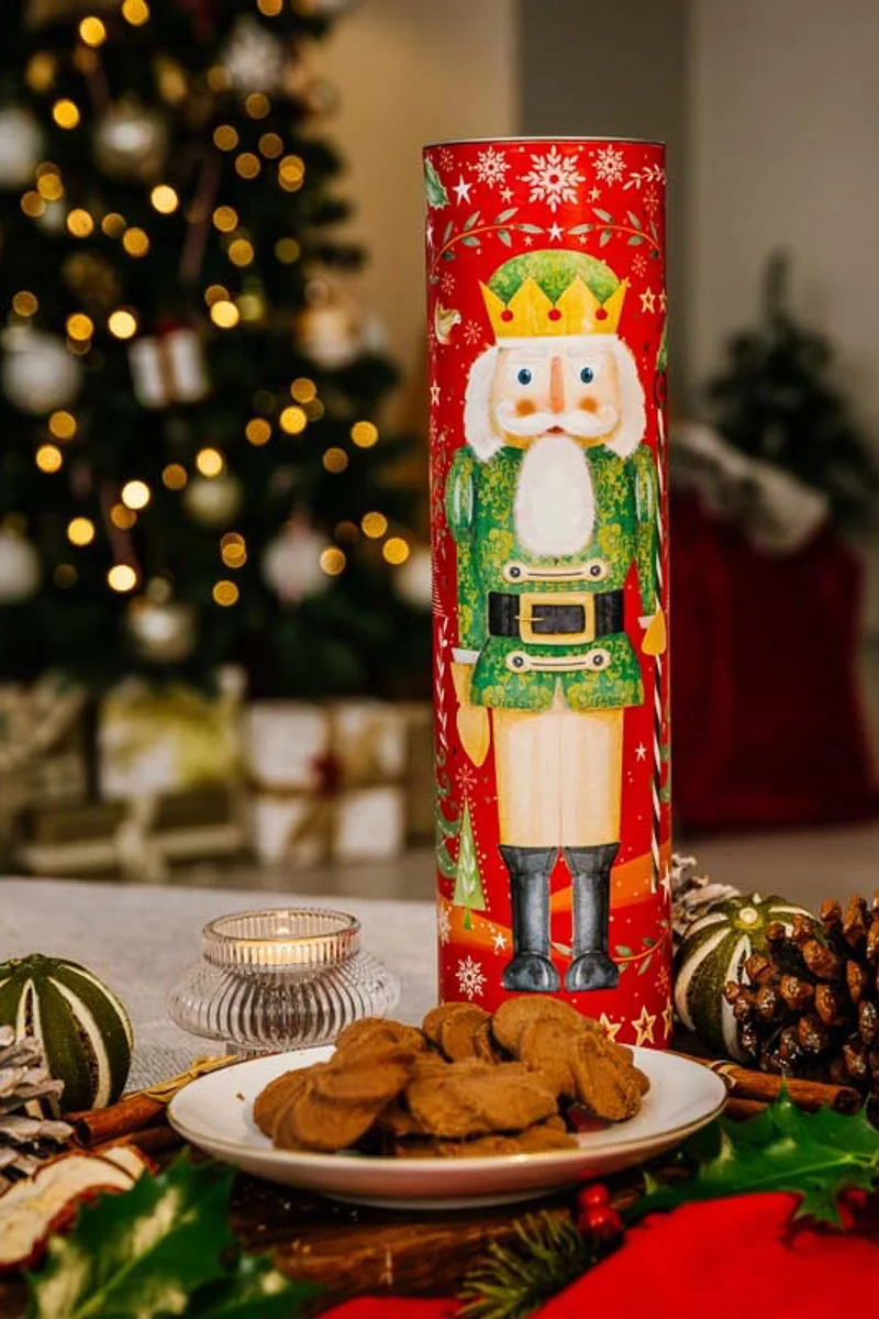 Farmhouse Biscuits Nutcracker Giant Tube