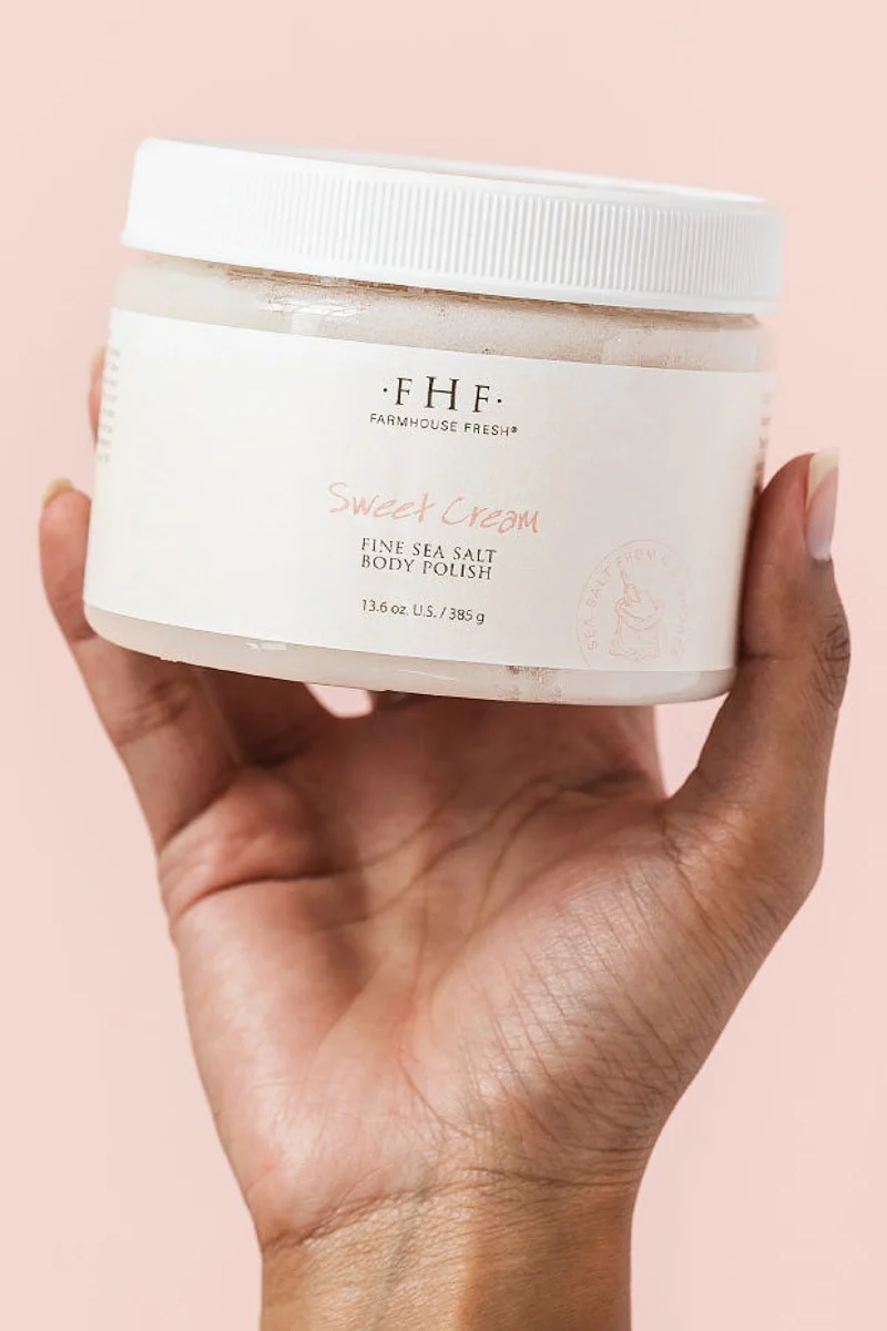 Farmhouse Fresh Sweet Cream Sea Salt Polish 12 oz