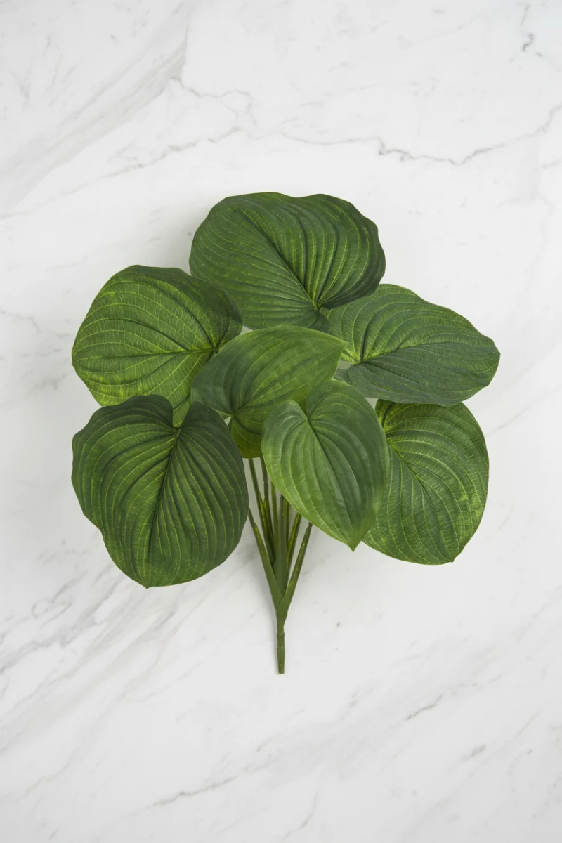 Faux Hosta Bush 26" Green