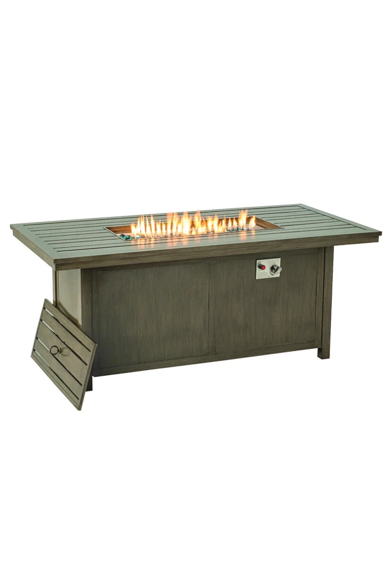 Alfresco Home Kennett Rectangular Gas Fire Pit Table 60"x30"