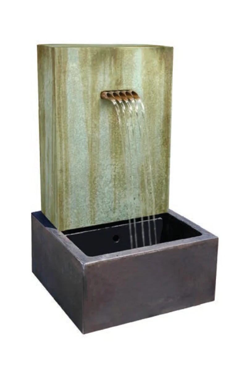 Mapperton Fountain Verdigris/Burnt Umber