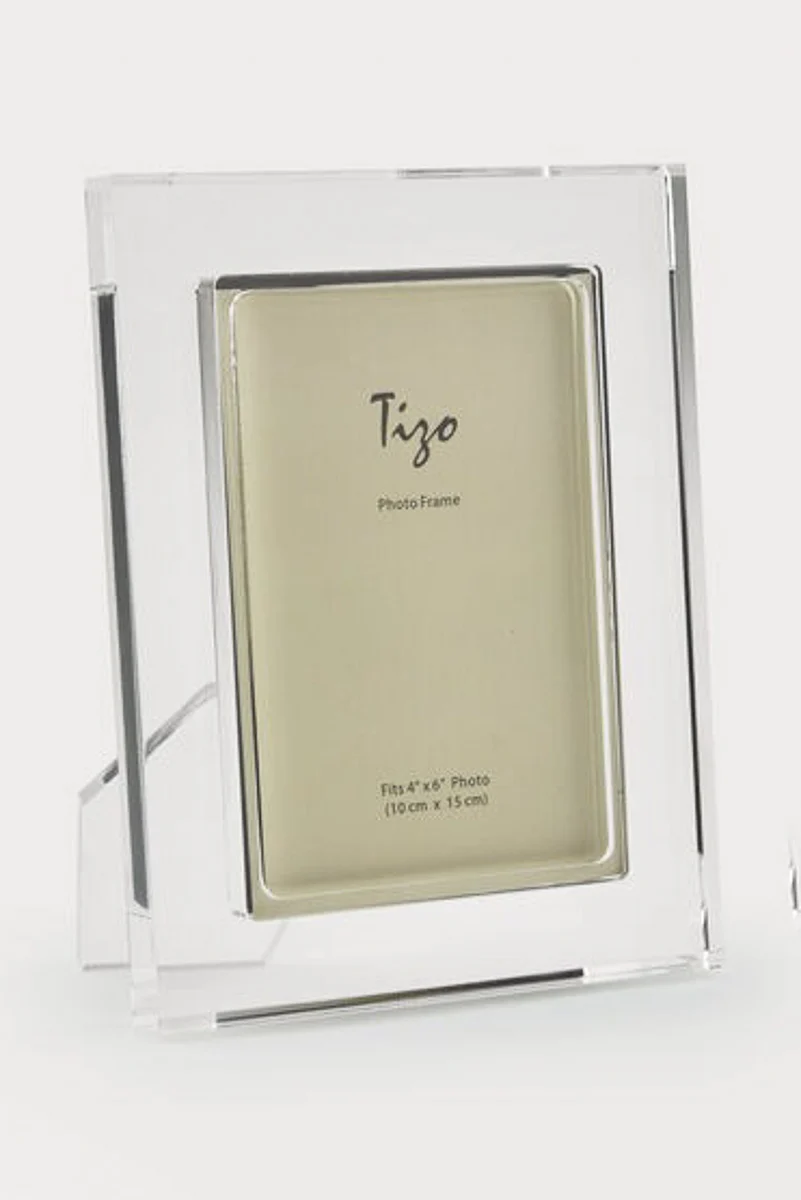 Tizo Lucite Frame Clear Border 4"x6"