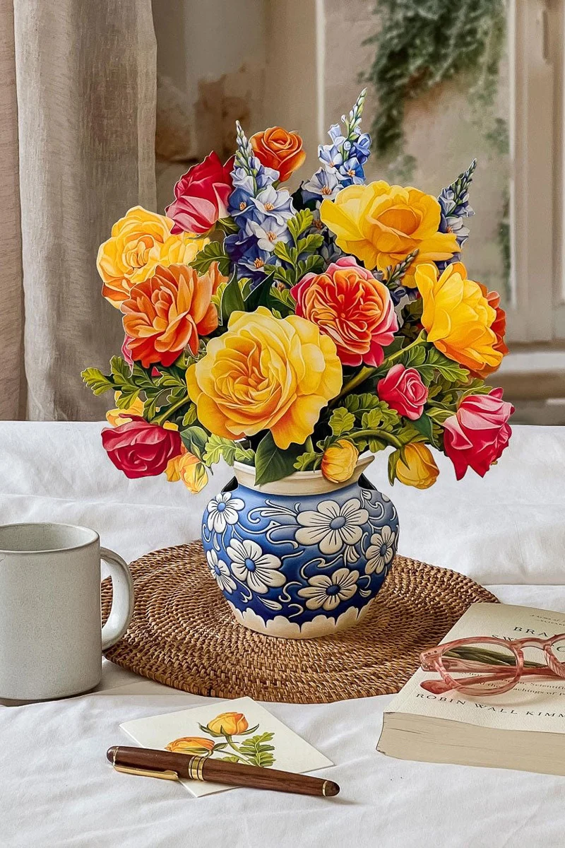 FreshCut Paper Sorbet Roses - Image 2