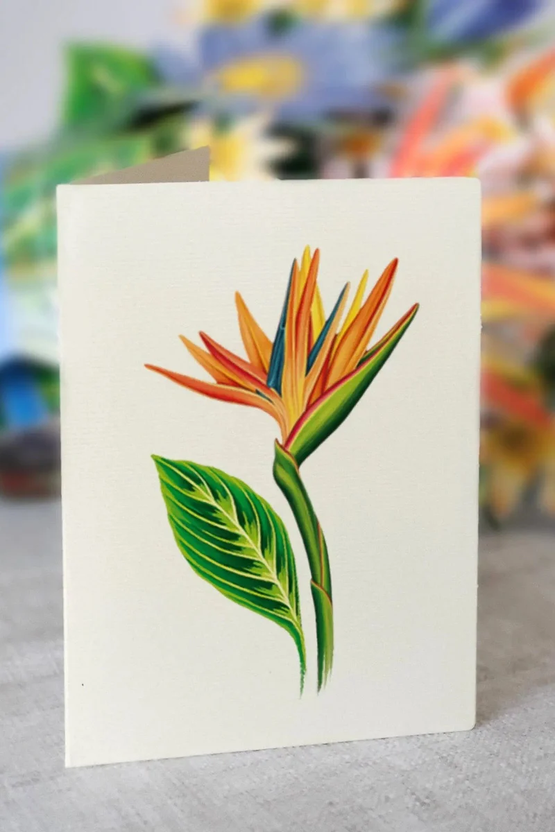 FreshCut Paper Tropical Bloom Bouquet - Image 3