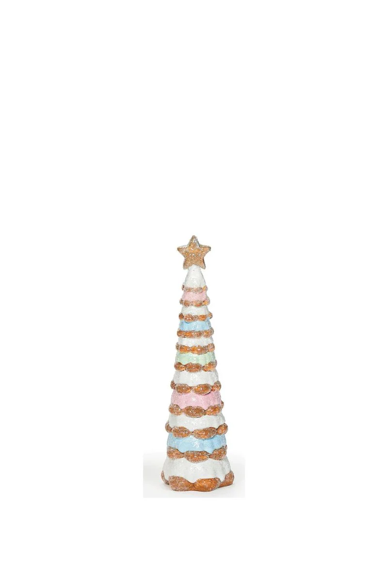 Frosted Gingerbread Tree Small