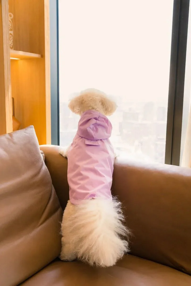 FuzzYard Life Raincoat Size 6 Lilac - Image 4
