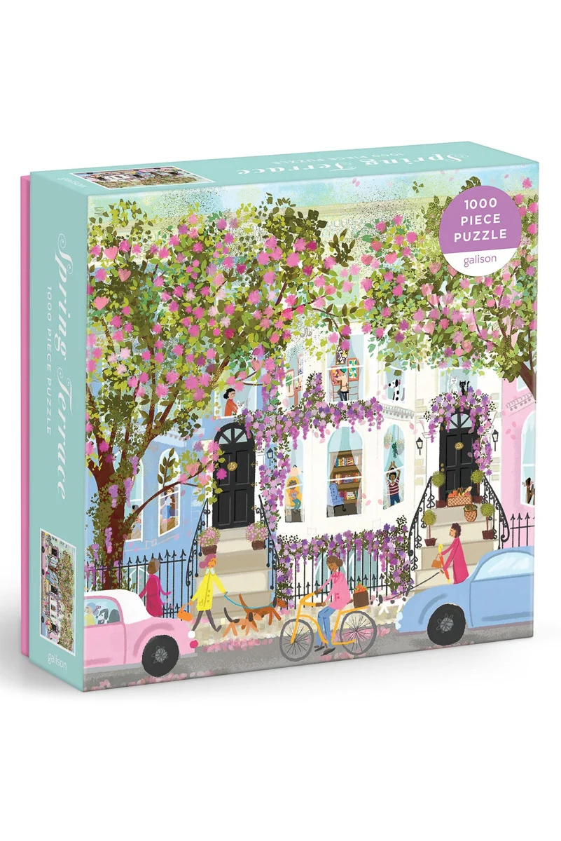 Galison Springtime Terrace 1000 Piece Puzzle