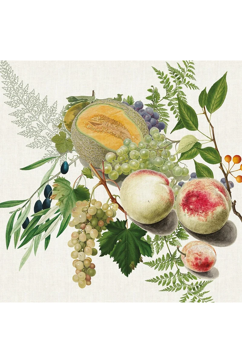 Garnier-Thiebaut Abondance D'Automne Napkin 18"x18" Naturel - Image 2
