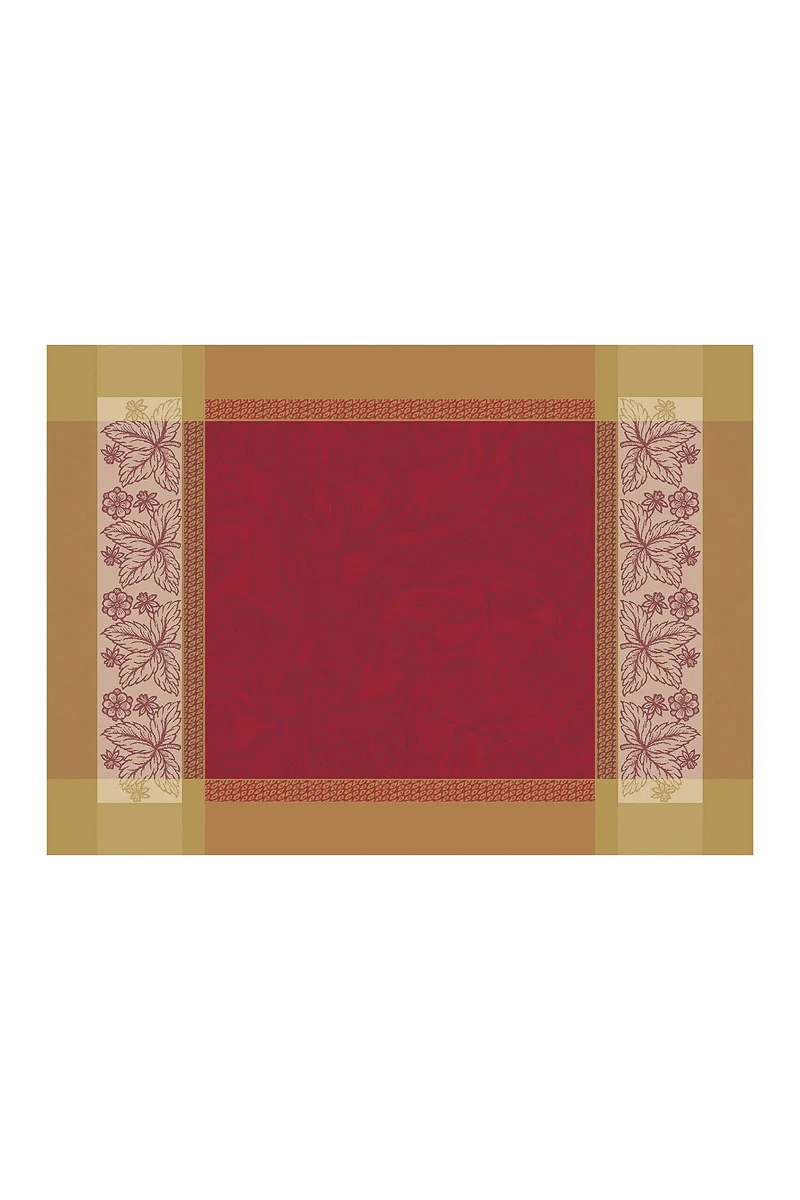 Garnier-Thiebaut Alexandria Placemat 21"x15" Rubis