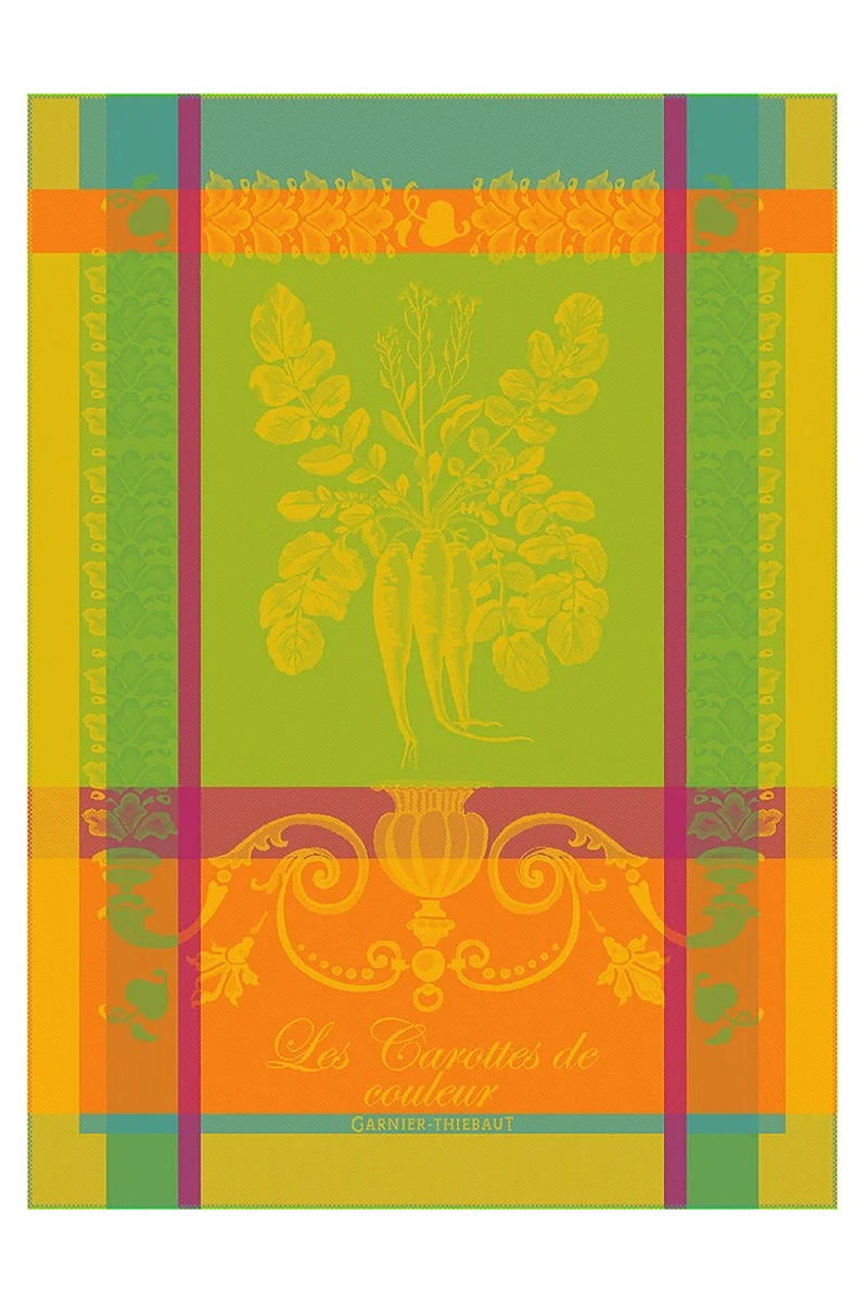 Garnier-Thiebaut Carottes De Couleur Zeste Kitchen Towel