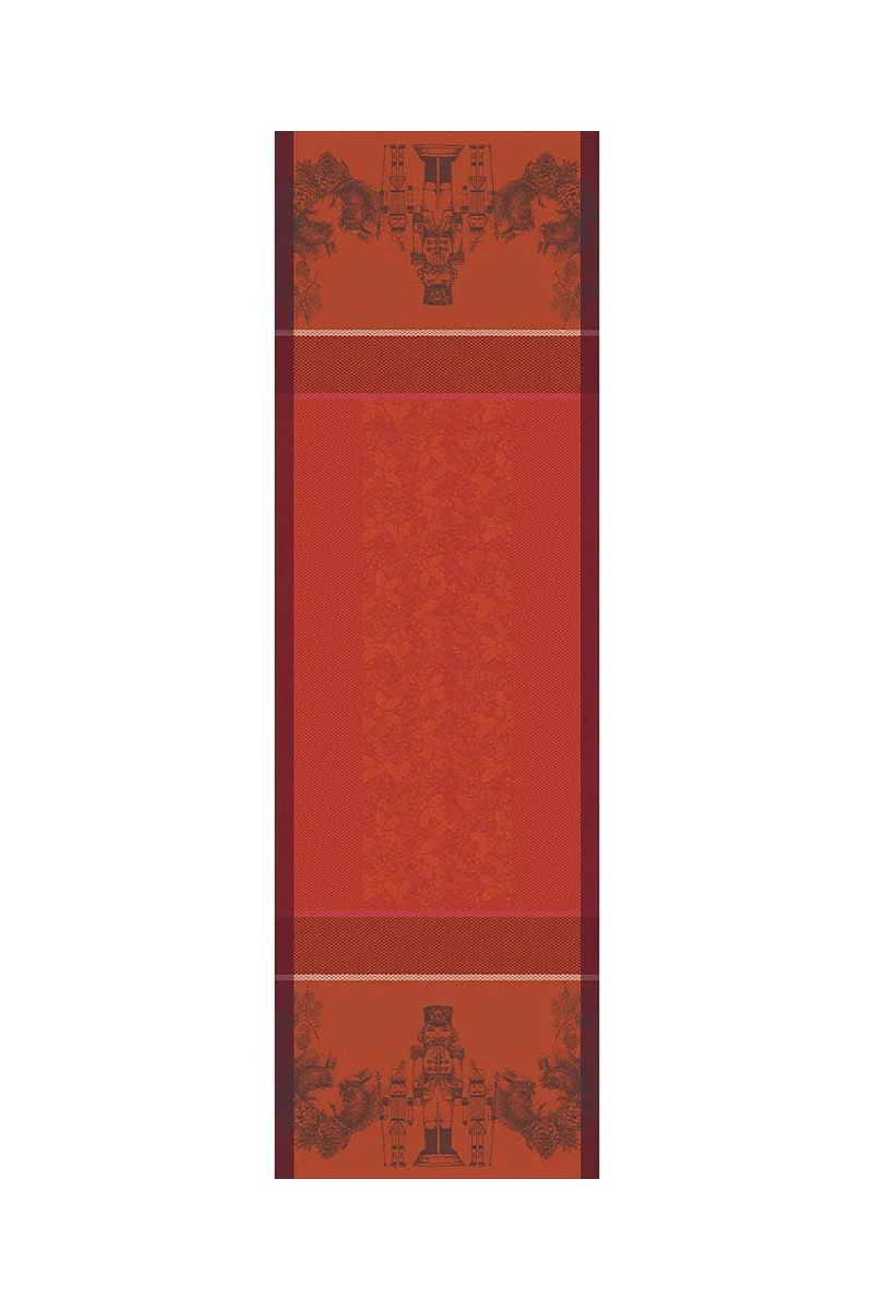 Garnier-Thiebaut Casses Noisettes Runner 21"x69" Rouge Festif - Image 2