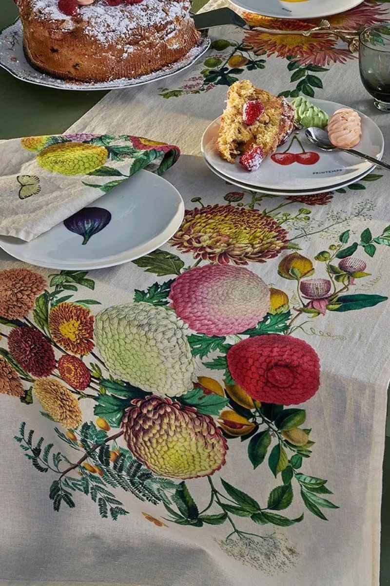 Garnier-Thiebaut Envies D'Automne Tablecloth Flamboyant - Image 2