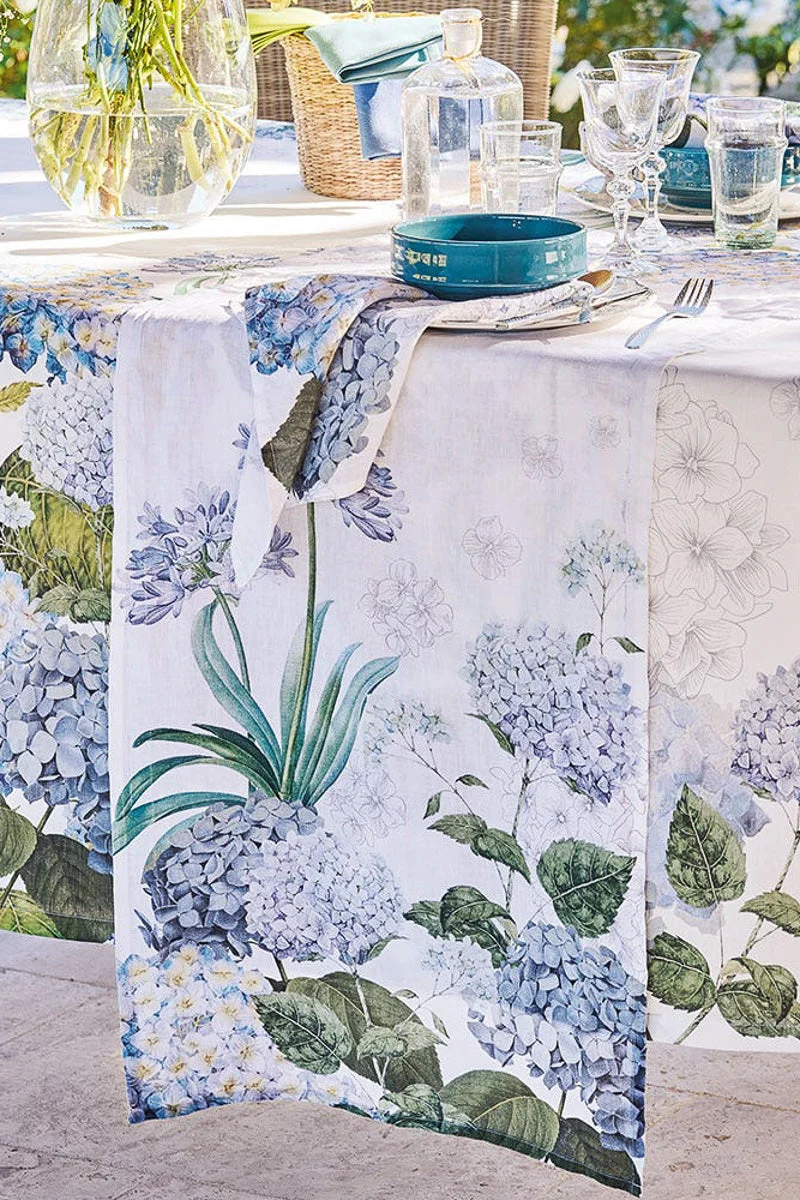 Garnier-Thiebaut Jardin De Bretagne Napkin 21" Bleu