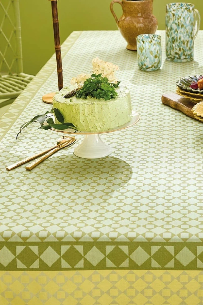 Garnier-Thiebaut Le Sud Tablecloth Vert - Image 2