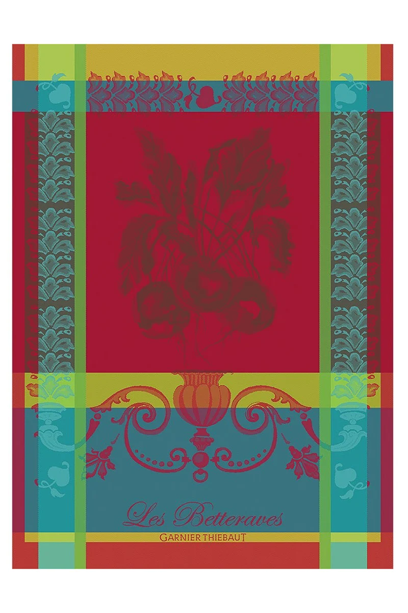 Garnier-Thiebaut Les Betteraves Rouge Kitchen Towel - Image 2