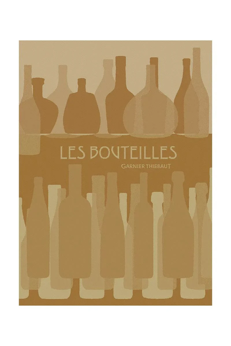 Garnier-Thiebaut Les Bouteilles Kitchen Towel Chaume - Image 2