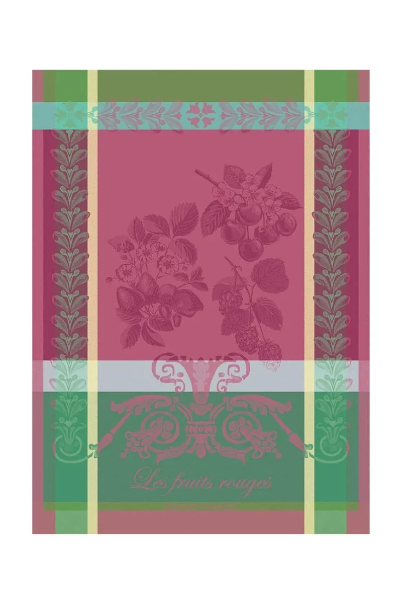 Garnier-Thiebaut Les Fruits Rouges Framboise Kitchen Towel - Image 2