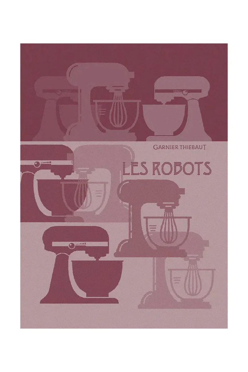 Garnier-Thiebaut Les Robots Kitchen Towel Framboise - Image 2