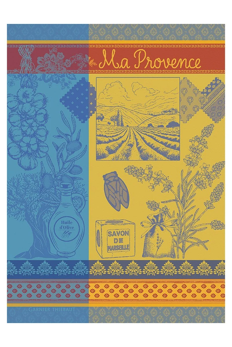 Garnier-Thiebaut Ma Provence Curry Kitchen Towel - Image 2