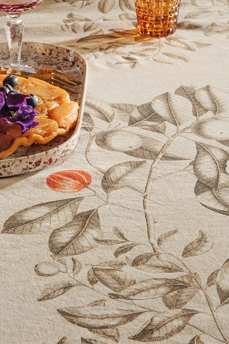 Garnier-Thiebaut Mandarines Tablecloth Rouille - Image 3