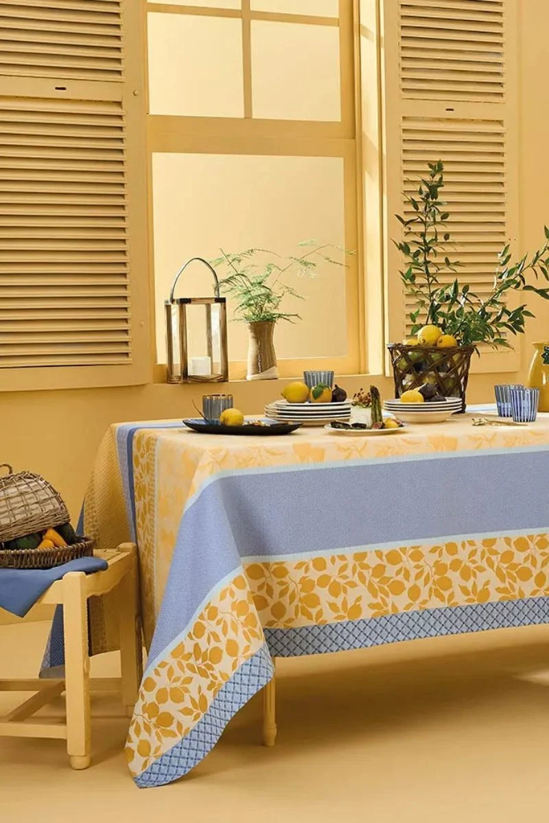 Garnier-Thiebaut Mille Citrons Tablecloth Provence