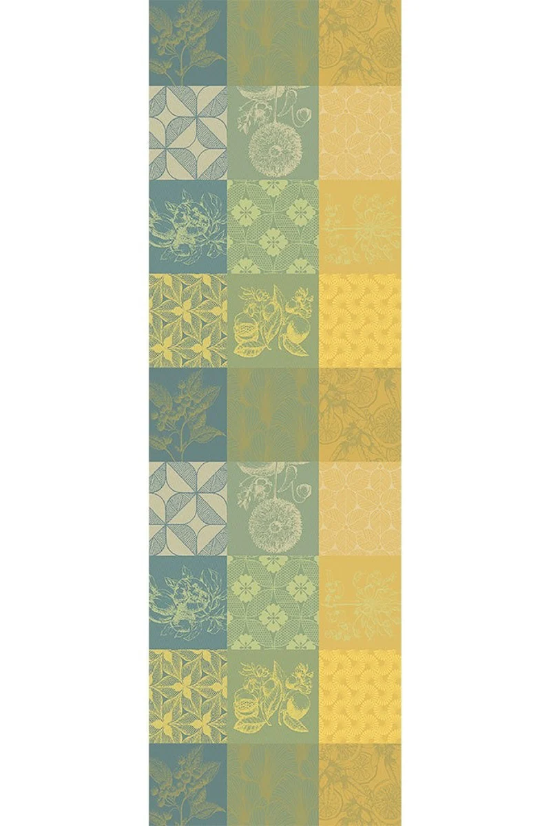 Garnier-Thiebaut Mille Parfums Runner 22"x71" Limoni - Image 2