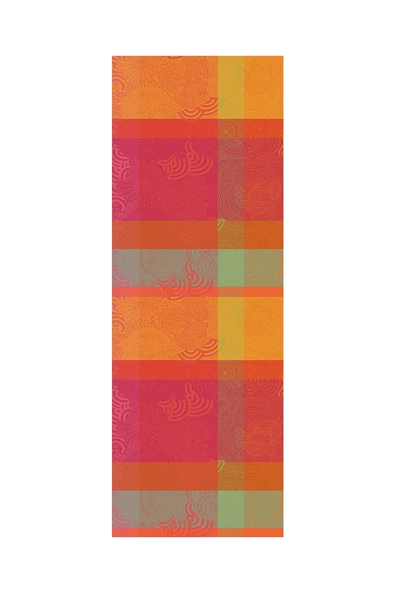 Garnier-Thiebaut Mille Rainures Runner 22"x61" Flamboyant - Image 2