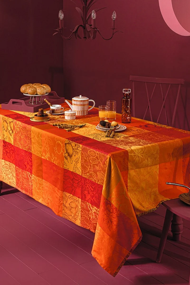 Garnier-Thiebaut Mille Senteurs Tablecloth 61"x89" Epices - Image 3
