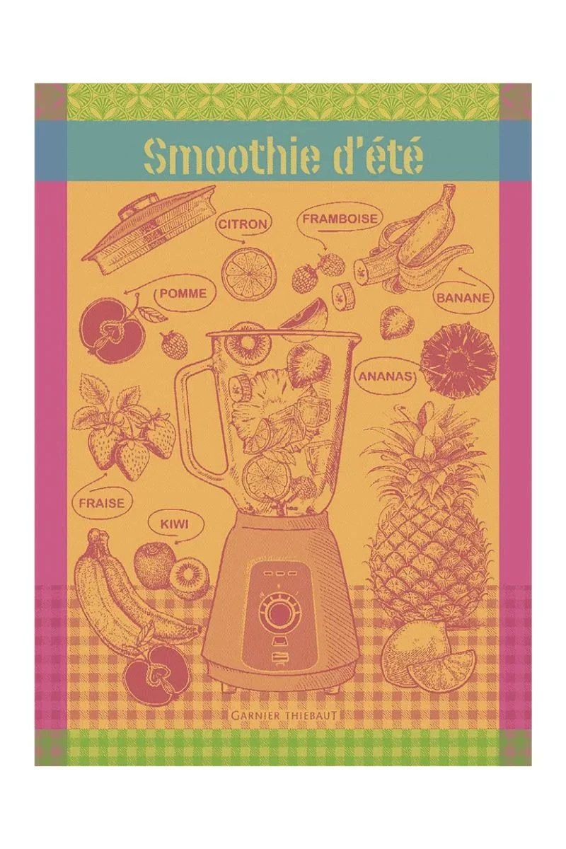 Garnier-Thiebaut Smoothie D'Ete Fruite Kitchen Towel - Image 2