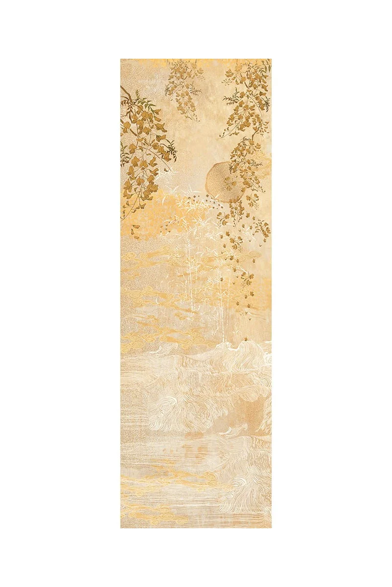 Garnier-Thiebaut Soleil D'Or Runner 20"x61" Dore - Image 2